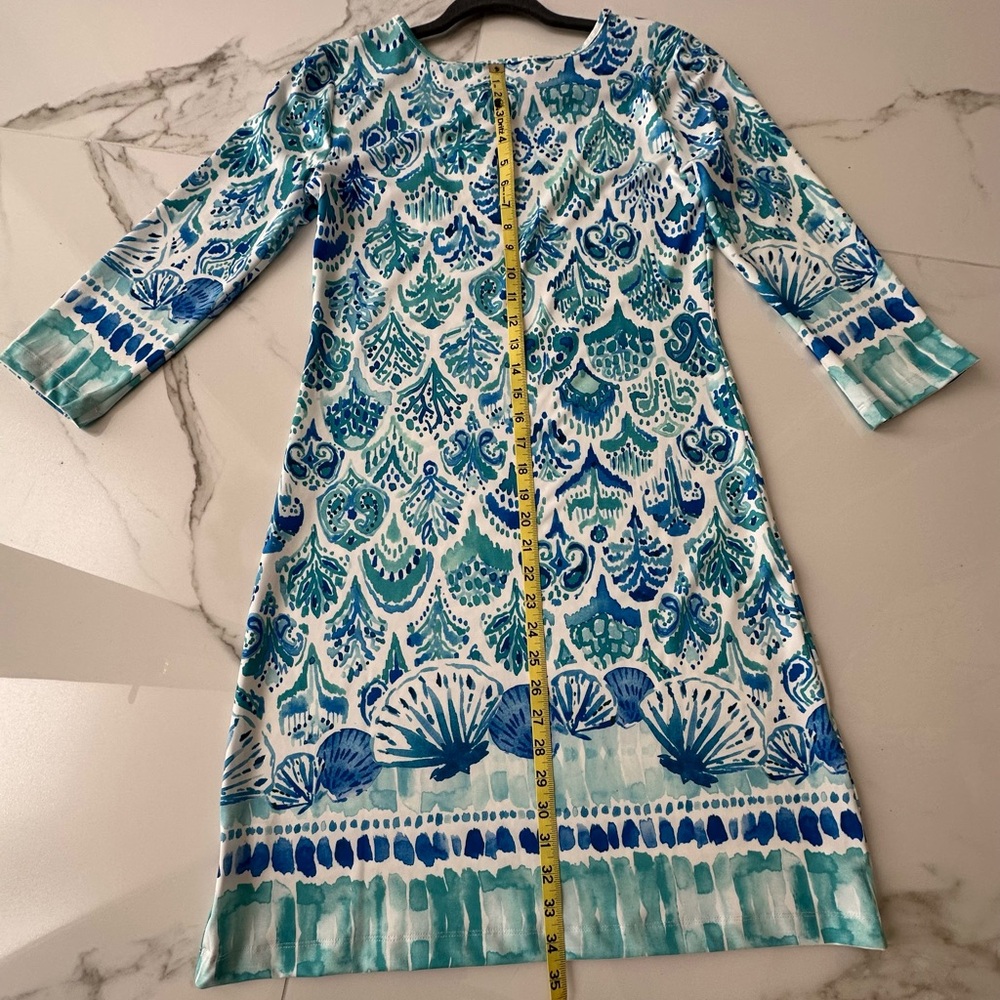 Jean-Pierre Klifa Paris Daphne 3/4 Sleeve Dress in Paisley Mermaid Print NWT - Picture 9 of 11